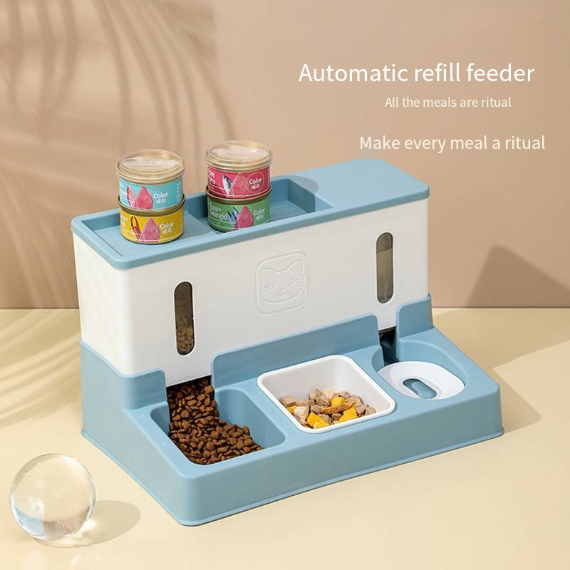 Pet Drinker Cat Automatic Smart Refill Feeder Dog Dog Cat Bowl Dog Bowl Combination