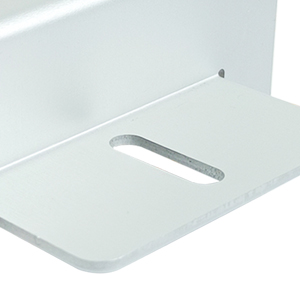 3.94*2.6 White Power Black Solar Panel Z Bracket Mount Lightweight Anodized Aluminum Mounting Brackets