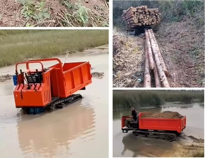 Diesel Engine Simple Structure Track Transporter With Low Fuel Consumption