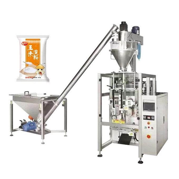Automatic Spice Powder Pouch Packing Machine With Auger Filler 4.8 Ton/Day