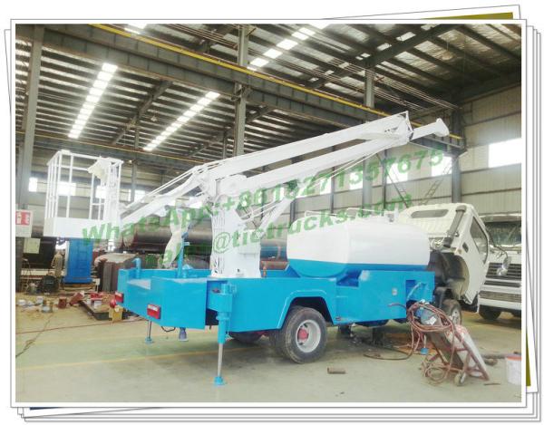 Truck Mounted 16m Aerial Work Platforms woith Water tanker High Performance