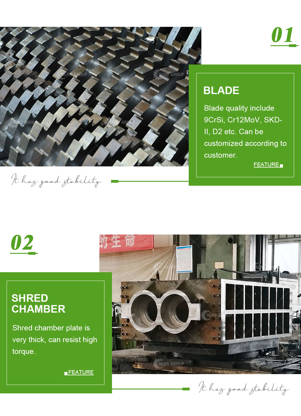 PLC Controlled Metal Sheet Shredder Double Shaft Shredder for Scrap Crushing