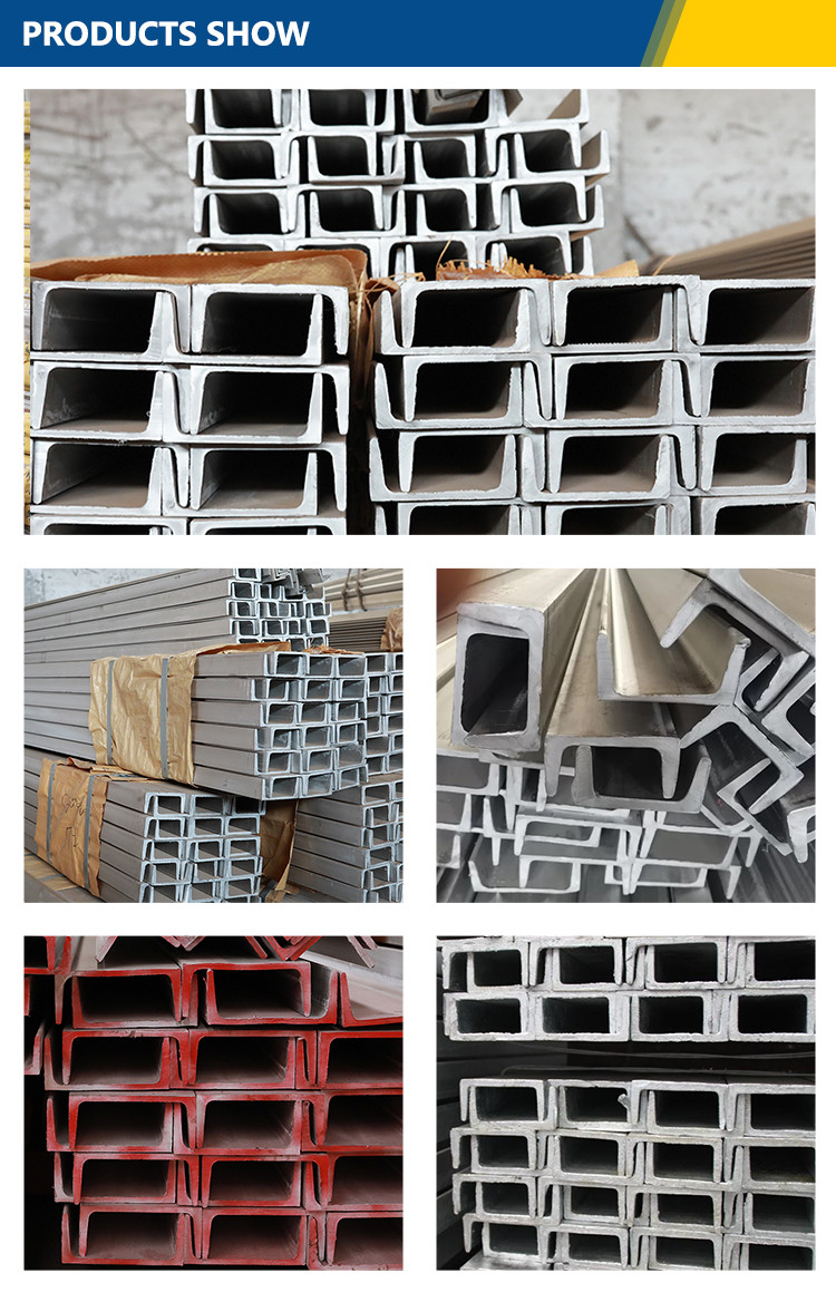 SUS 304 Stainless Steel C Channel Building Material U/C Section Customized 40mm