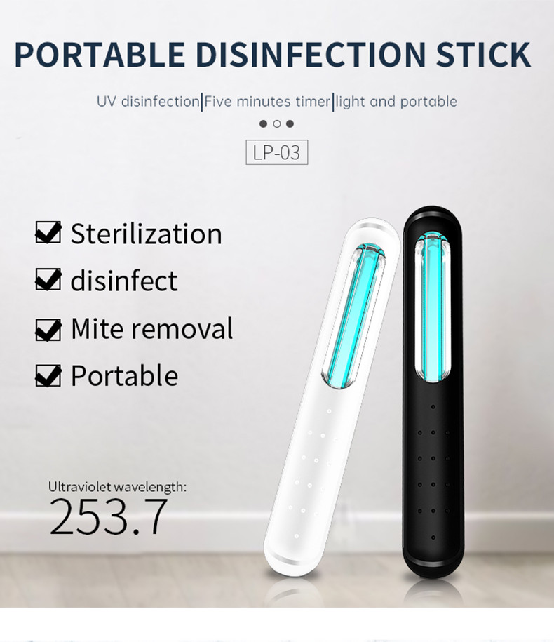 Antibacterial USB Disinfection UV Sterilizer Wands