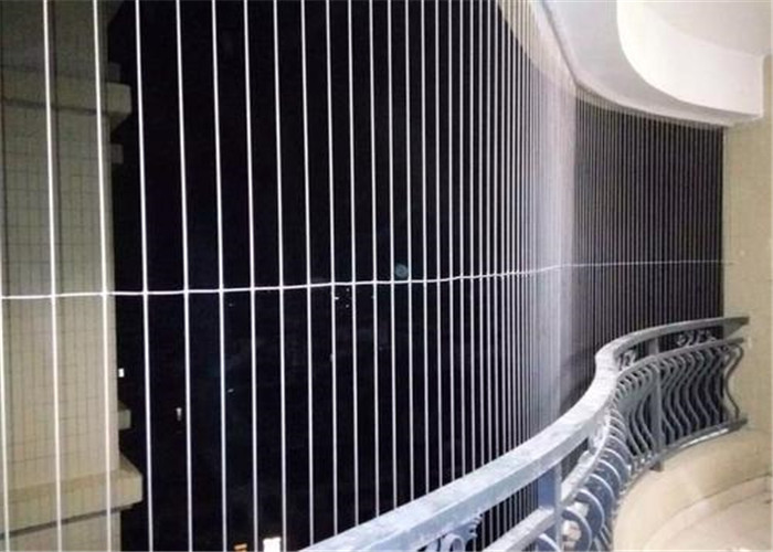 316 Wire 2.0mm Invisible Balcony Shield With Nylon Coating Security