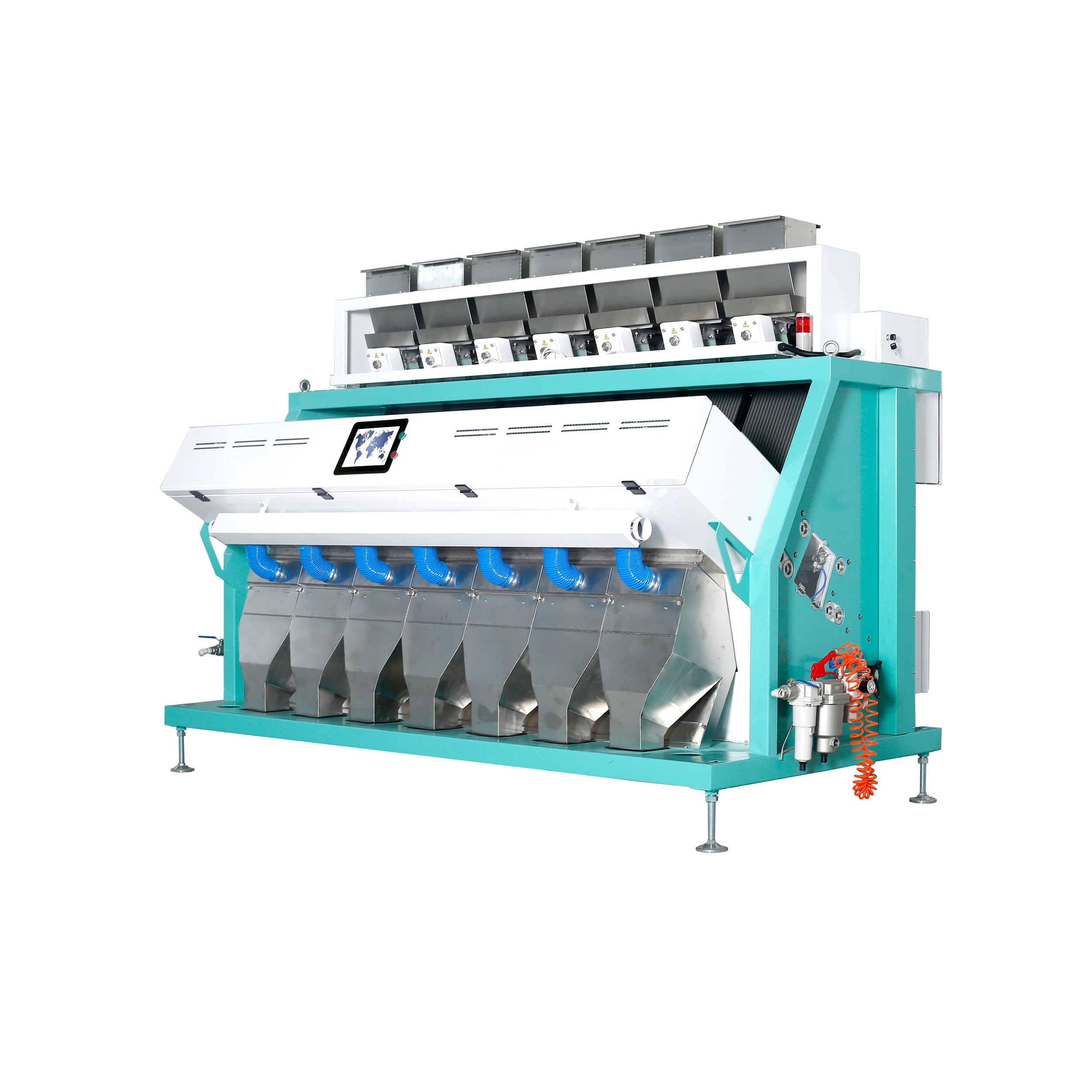448 channel 15 ton per hour Optical Color Sorter machine