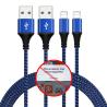 Buy cheap 8 Pin USB Data Cable for Apple iPhone Charger Dark Blue Fast Charging from wholesalers