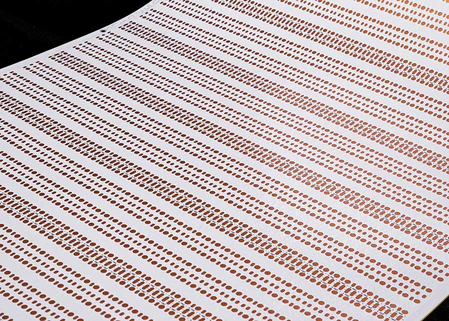 Double Sided FPCB 2835 Flexible LED2835,60LED light beats/PCS,size: 5*503mm,12V double-sided Board white film FPCB SMT