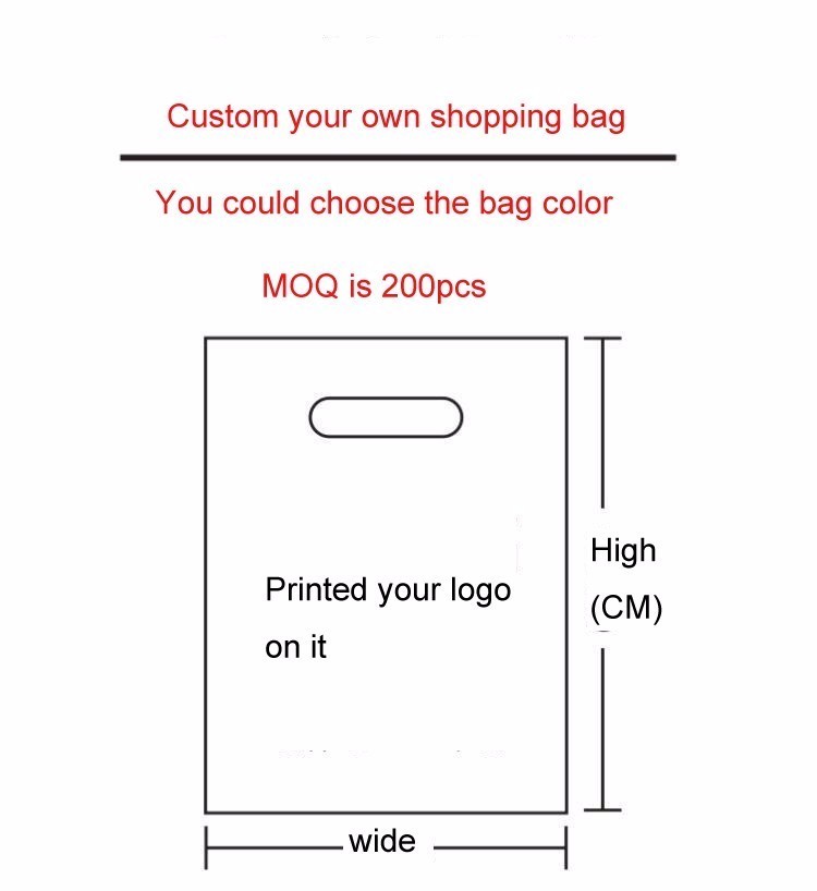 Houseables Plastic Retail Bags, Merchandise Bag, Handle Apparel Handy Bags Wine Gift Pp all carrying needs Bag