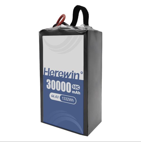 High Capacity Herewin Semi-Solid State Battery 12S 44.4V 30000mAh for Quick