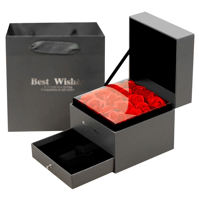 Coated Paper Cardboard Love Heart Boxes Bulk Gift Packaging ODM