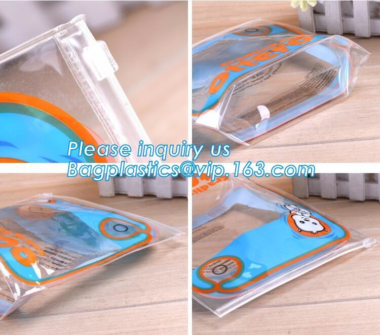 pvc Zip lockkk document file bag,Three-dimensional PVC Document Bag File Zipper Bag with Front Label Pocket bagplastics pac