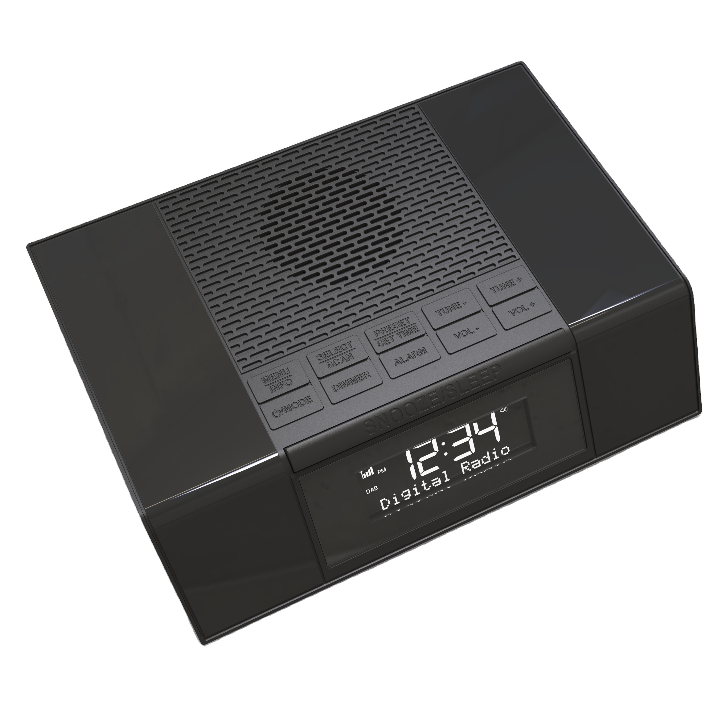 Stay Connected with Digital FM.DAB Display Clock and Built-in Speaker Anytime Anywhere