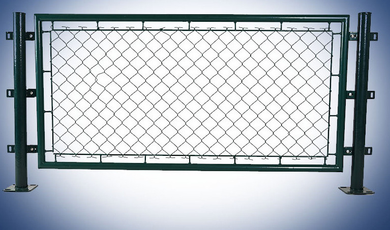 3mm 12 Gauge Chain Link Fence Pvc Coated Green 6x50