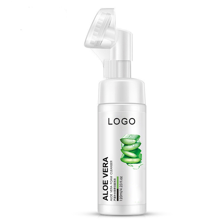 Facial Cleanser Foam Exfoliating Cleansing Mousse Pore Moisture Skin Care Washing Mousse Cleanser with Brush