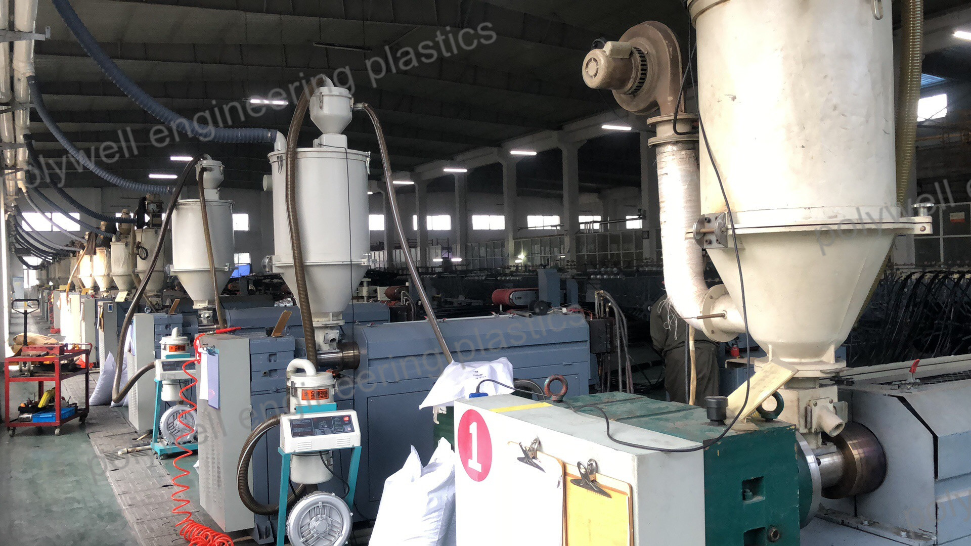 High Production Capacity Nylon PA66 Extruding Machine For Sound Insulation Profile