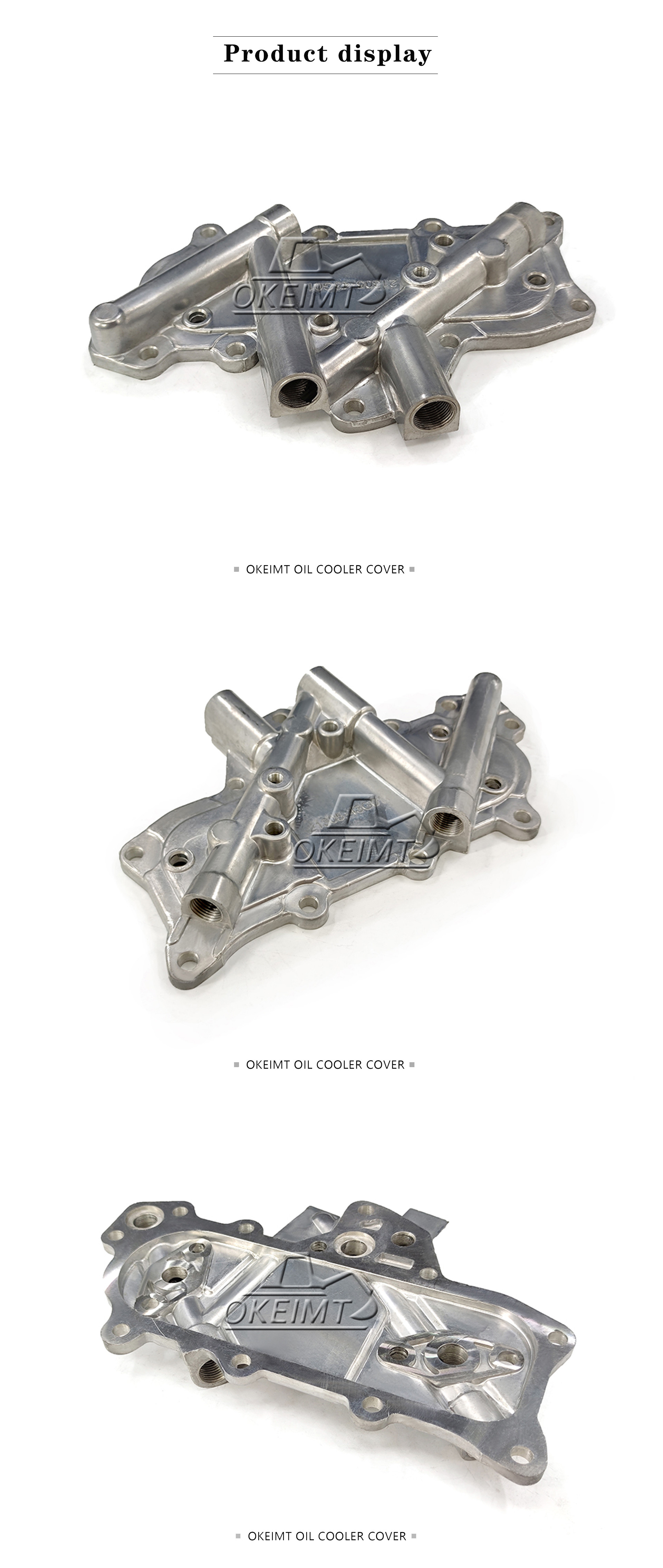 Excavator Engine Parts BD30 TD27 Oil Cooler Cover 21305-43G01