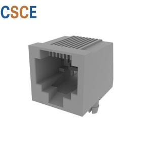 Flat Pin RJ45 Modular Jack PBT Housing Insert Material UL94V-0