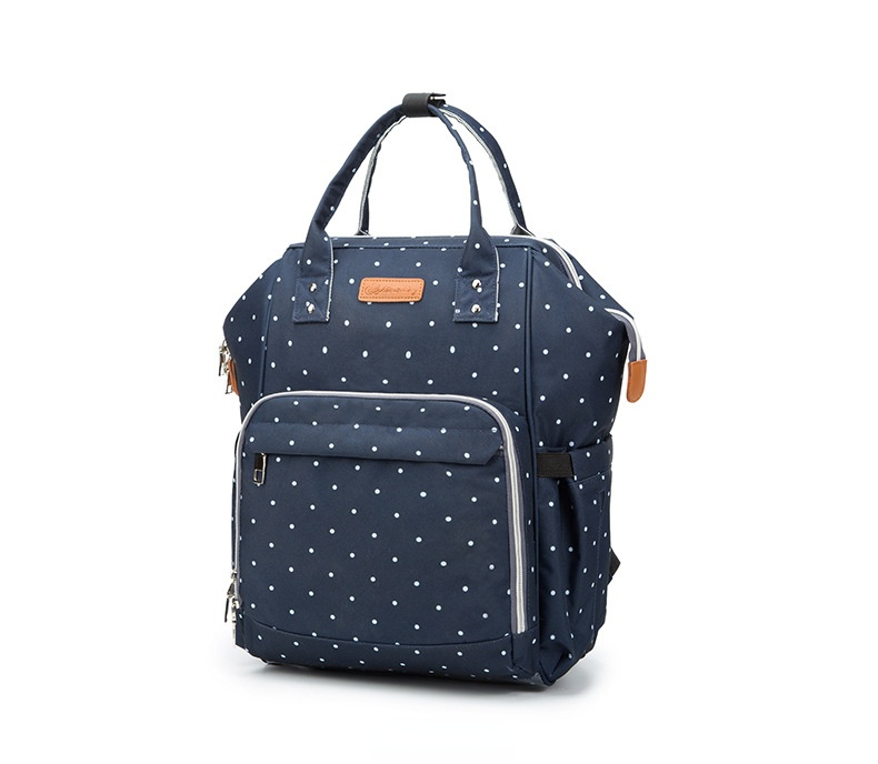 Factory Hot Sell Diaper Bag Large Capacity Mommy Maternity Nappy Backpack with USB Stroller Hooks for Baby Car