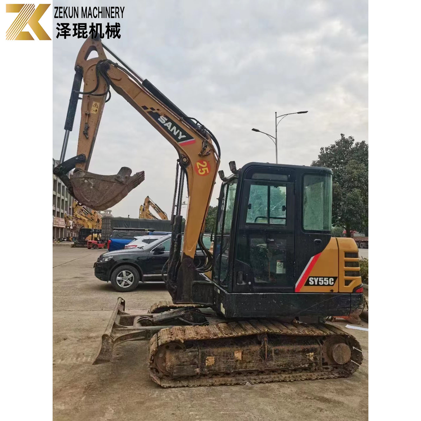 2021 SANY SY 55C 5.5 Ton Excavator With Low Working Hours