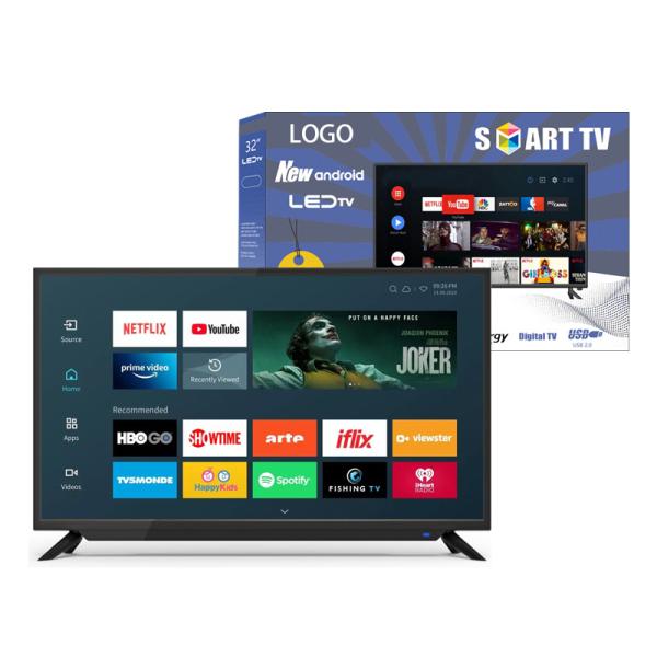 OEM Normal Led Tv Flat 4k Android Tv Smart 32 42 43 50 55 65 75 85 Inch