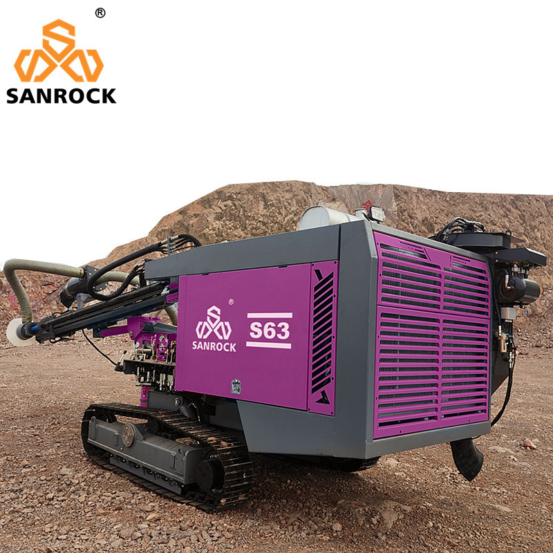 30m Depth Integrated Drilling Equipment Hydraulic Crawler Drilling Rig Rotary Blast Hole
