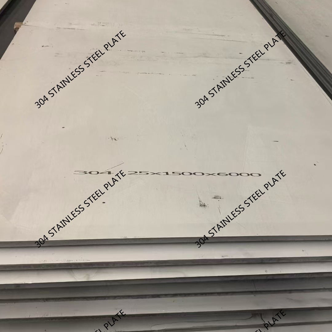 304 Grade Hot Rolled Stainless Steel Plate Industrial NO.1 Finish, Thickness 3-50mm