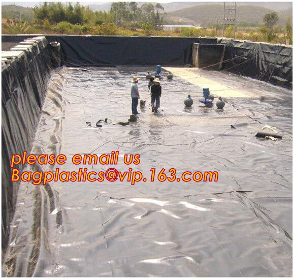 2mm HDPE reinforced polypropylene geomembrane for landfill,Geomembrane fish farming Pond Liner Hdpe Geomembrane BAGPLAST