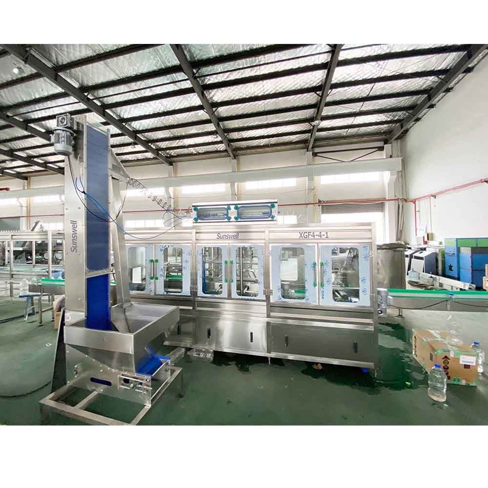 2000BPH 15L Linear Type Mineral Water Bottling Machine