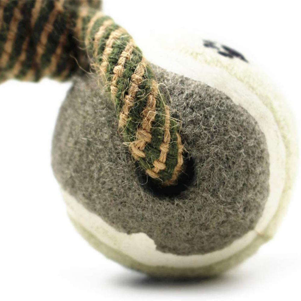 Dog Rope Toy Medium And Larg Toy Dumbbells Tennis Ball Cotton Rope Dog Chew Toy