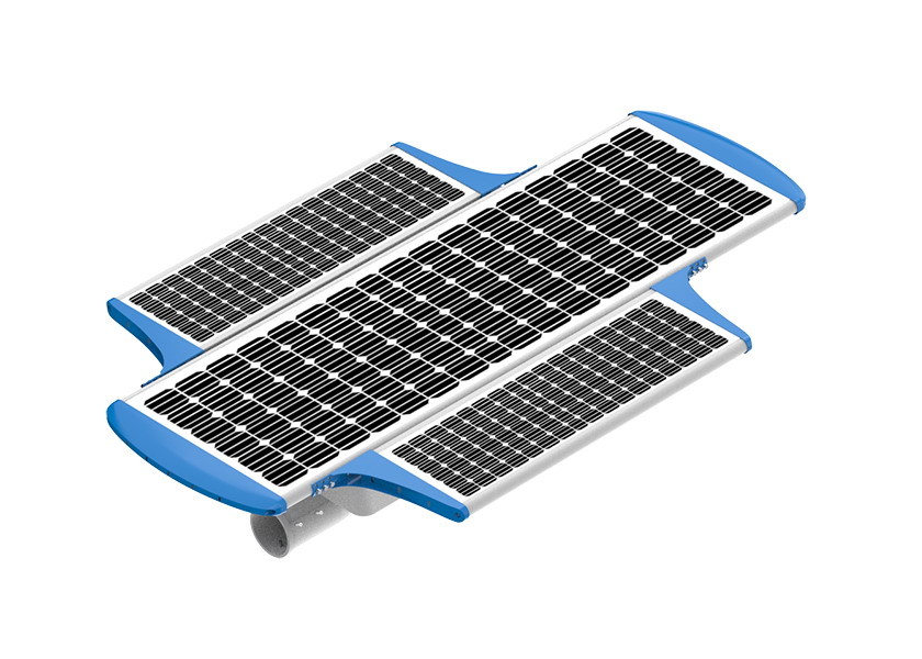 210 lm/W 200W IP66 Integrated Intelligent Solar LED Street Light TUV CB CE SAA Approved Solar Lighting All in one solar LED street light solar powered