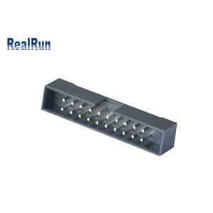 PBT Plastic 2.0mm Pitch Machined Box Header 20 Pin Straight Connector PA6T