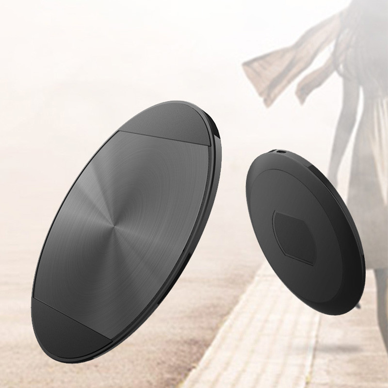 10W CD Texture Craft Desktop Wireless Charger Ultra Slim Fast Charging