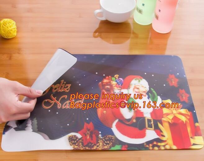Promotional PP/PVC Placemat Table Mat With Good Quality,vinyl weven decorative PVC placemats recycled table mat,Silicon