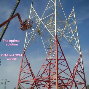 12m 30m 45m 4 Legged Angular Steel Self Supporting Gsm Cdma Lte Isp Antenna
