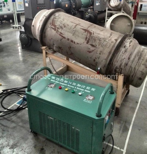 2HP Oil Less Fast Speed Vapor Recovery Unit Freon Gas Recycling Equipment Refrigerant Recovery Machine