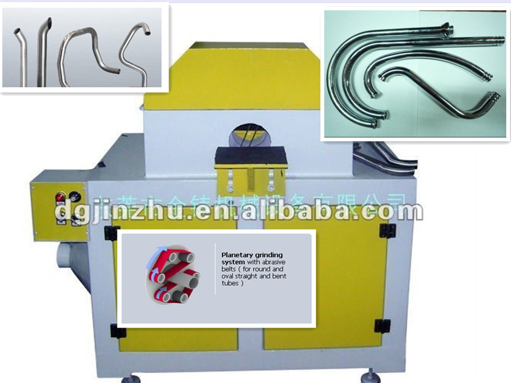 Best Tube Sanding And Polishing Machine Tube Polishing Machine With Abrasive Belts Working With Orbital System