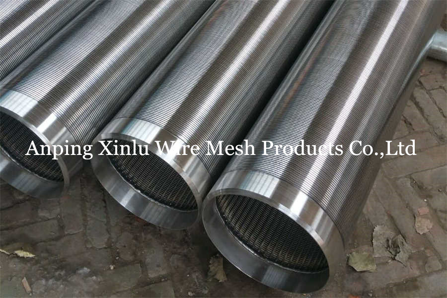 1x2mm Wedge Wire Wire Wrapped Johnson Type Screens Motor Filter 2205 Duplex Stainless Steel