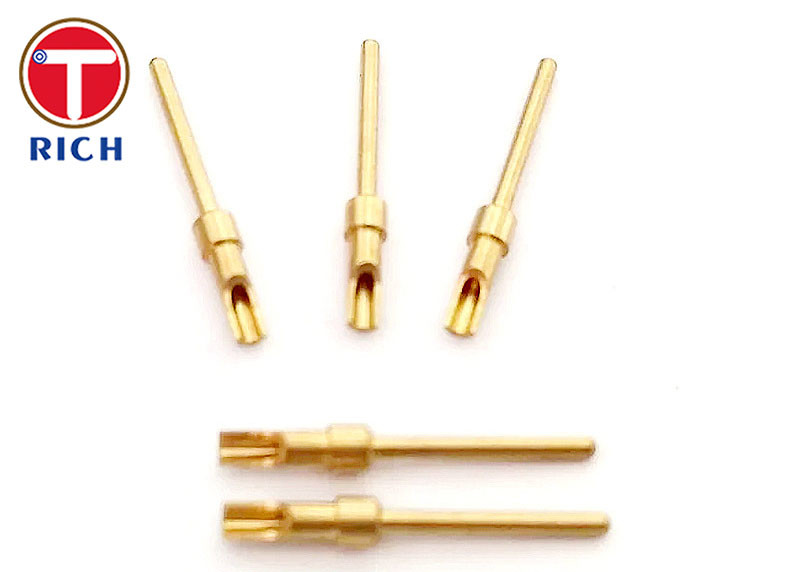 Brass Custom CNC Machined Parts For Transmission Signal Probe Sheet