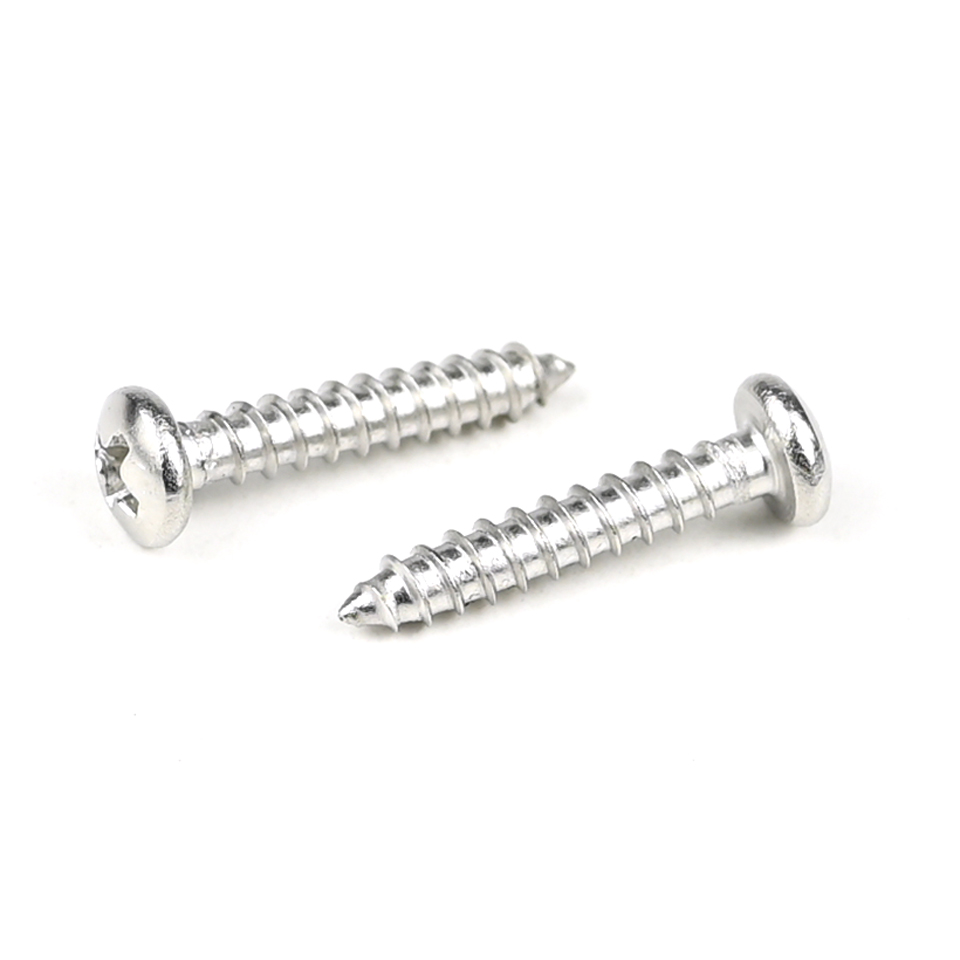 304 Stainless Steel Phillips Pan Head Sharp Point Self Drilling Tapping Screws