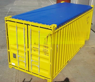 10ft DNV 2.7-1 Offshore Open Top Container with Tarpaulin Cover Conforms to Offshore Oil and Gas Platform Requirements