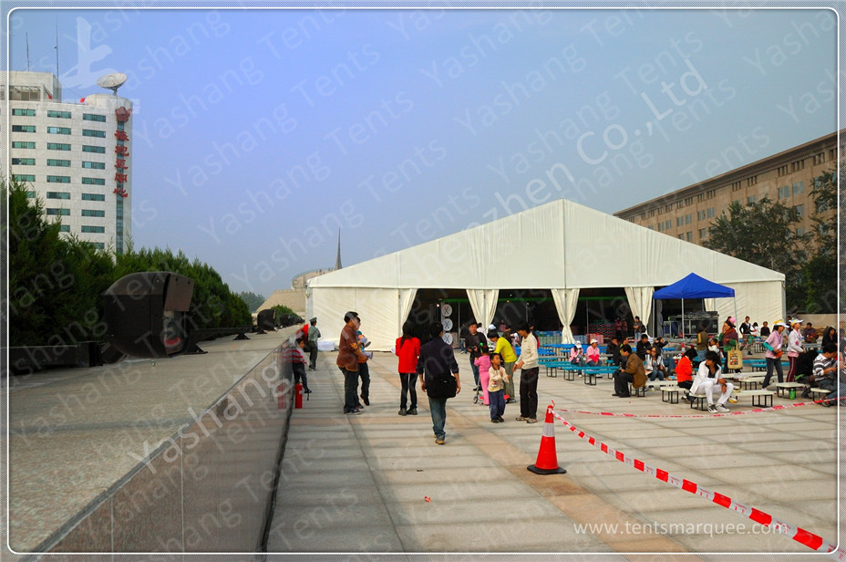 30x200 M 6000 Sqm Giant A-frame Aluminum Outdoor Exhibition Tents , Trade Show Canopy Tents
