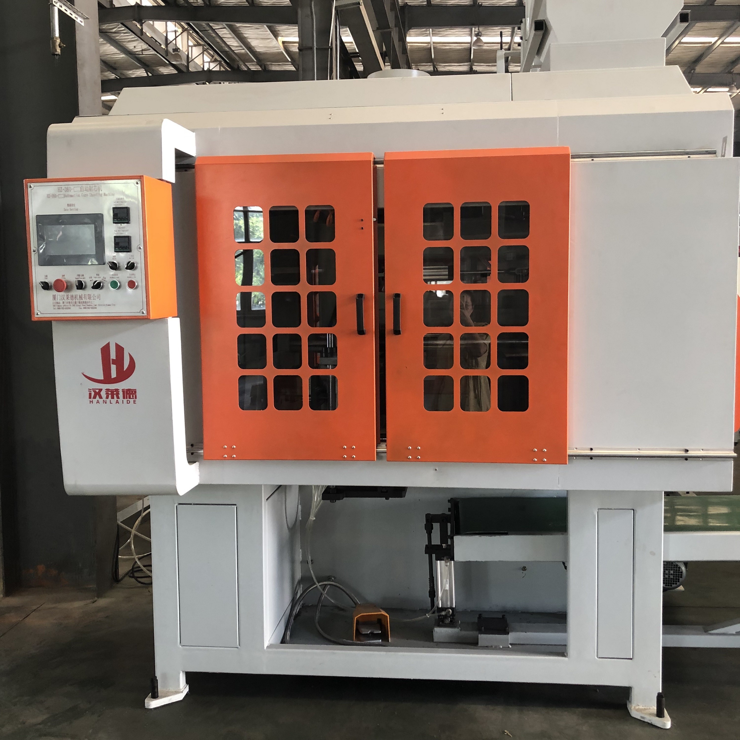 Automatic Cycle Sand Core Shooting Machine Electronic PLC Control