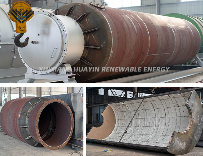 Green technology waste management pyrolysis plastic waste to oil production machine