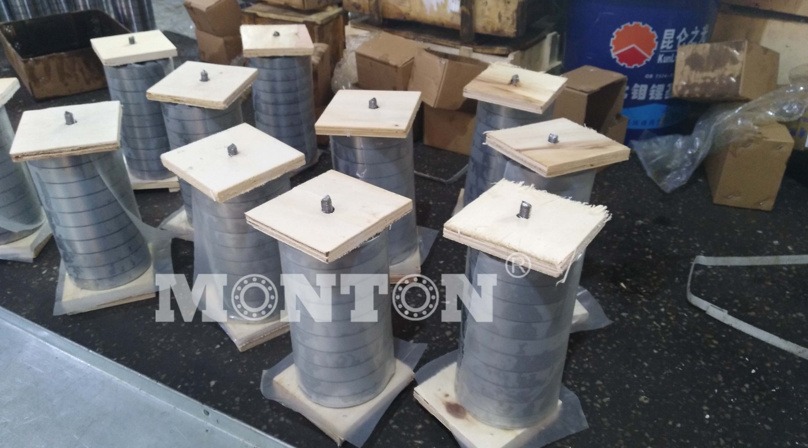 128705 27.81 mm*45.40 mm*88.90 mm Mud Stack Thrust Bearings Mud Motor Bearings For Downhole Drill