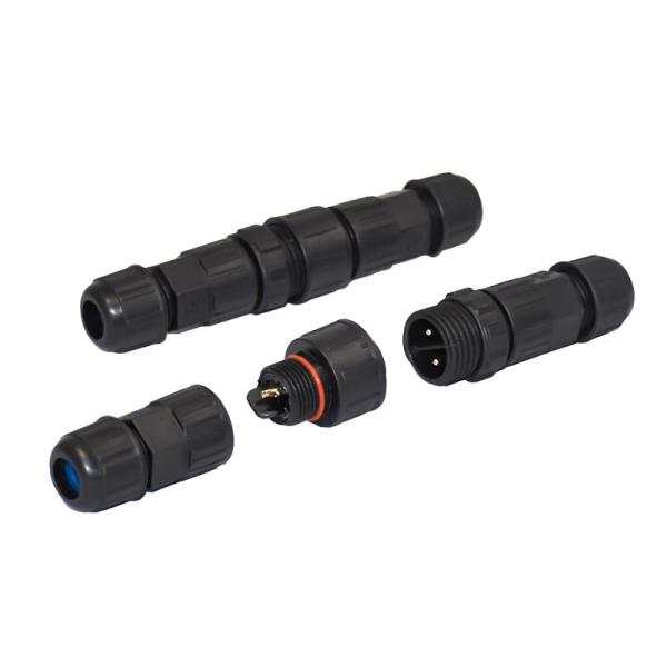 8 Pins Led Waterproof Connector For 2-5 Contacts Superior Performance And