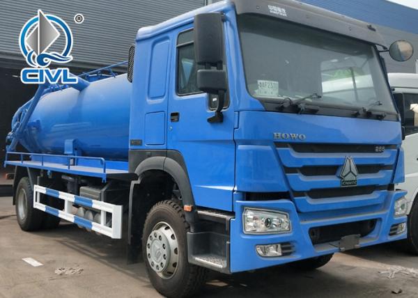 6 Cubic Meters Diesel Sewage Suction Truck New HOWO High Standard Sewage Vacuum