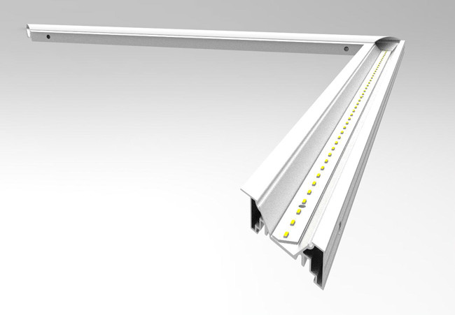 45W Invisible Square Linear LED Light For Ceiling Lighting 600x600mm 100lm/w