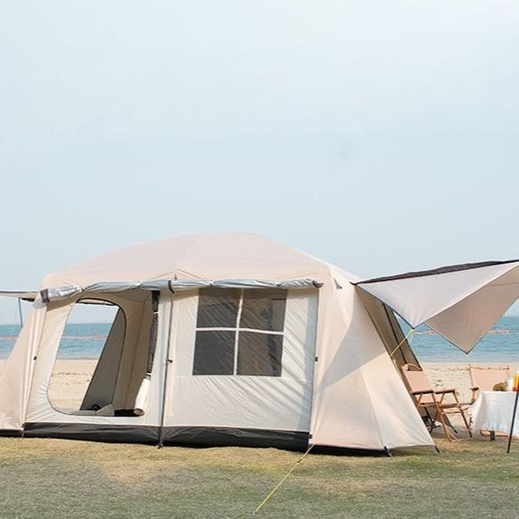 Outdoor Super Large Double Storey Thickened Party Camping Tent Two Bedroom One