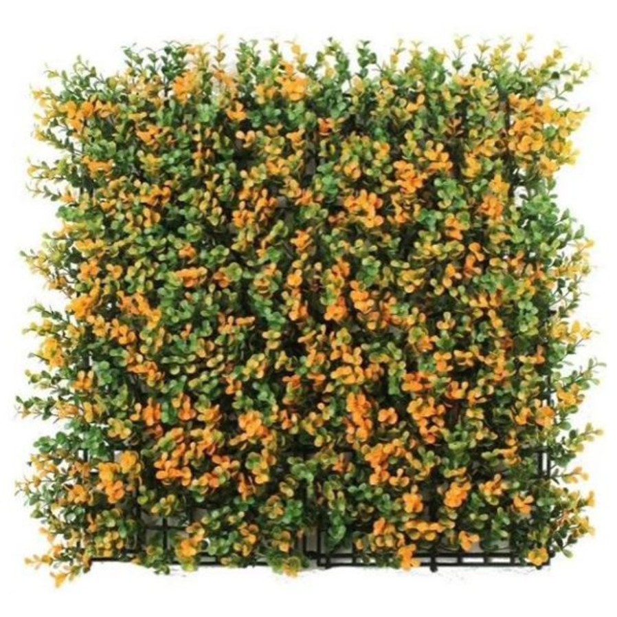 Artificial Grass Panels For Wall PE Material UV Resistance Low Mainteince With Aesthetic Feelings